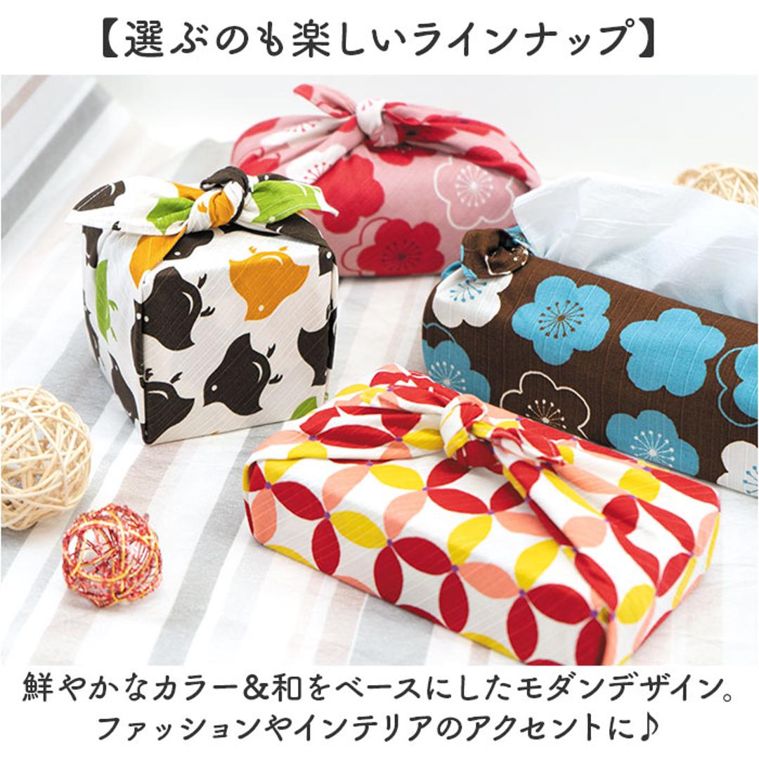 和布華 風呂敷 100cm 通販 日本製 ふろしき 大判 和柄 wafuka プレーリードッグ 三巾 綿100% かわいい おしゃれ 可愛い オシャレ 和風 総柄 エコバッグ テーブルクロス こたつ掛け 和装小物 冠婚葬祭 レディースファッション 目玉焼き ・
