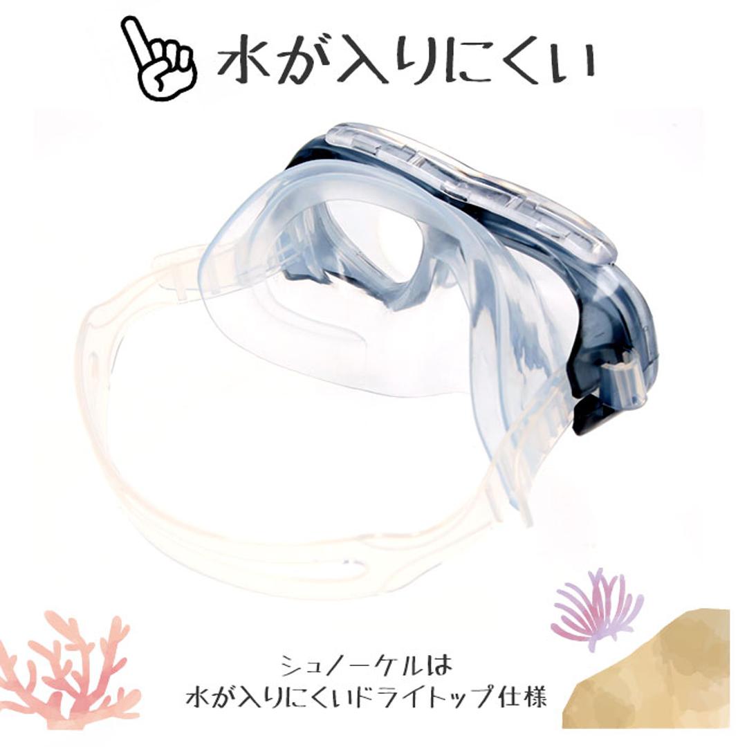 シュノーケル セット 通販 シュノーケルセット スイムセット 大人 シュノーケル セット メンズ レディース 13才 大人 マスク スノーケル 排水弁付き 水遊び YD582 ブルー スモーク ラベンダー スモーク ・