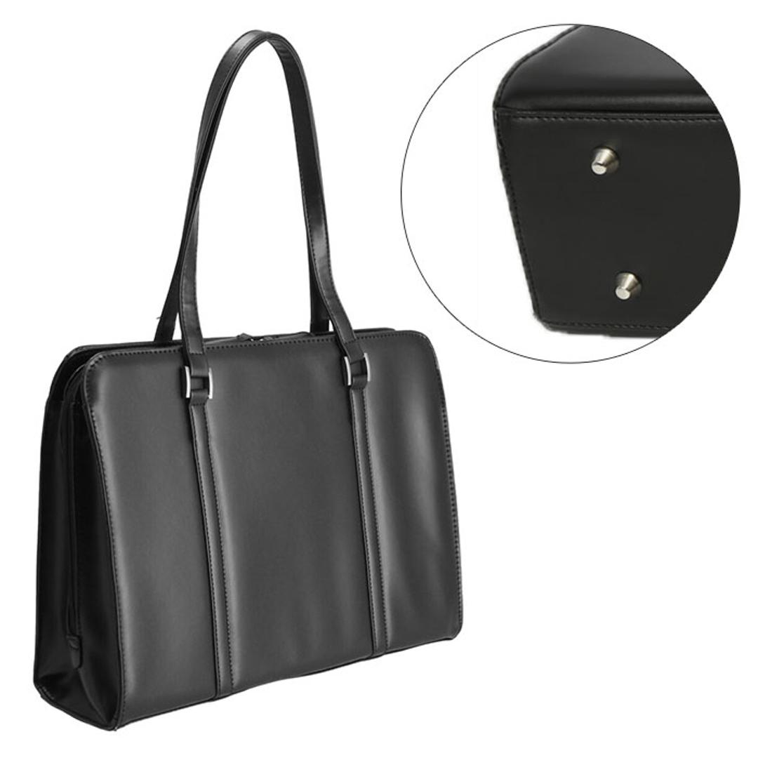 ビジネスバッグ レディース 軽量 通販 A4 トート バッグ 通勤 就活 バッグ 鞄 カバン ボトル 500ml ブラック リクルート 肩掛け 仕事 書類 雑誌 CIEL CLAIR 89113 ブランド バック ブラック ・