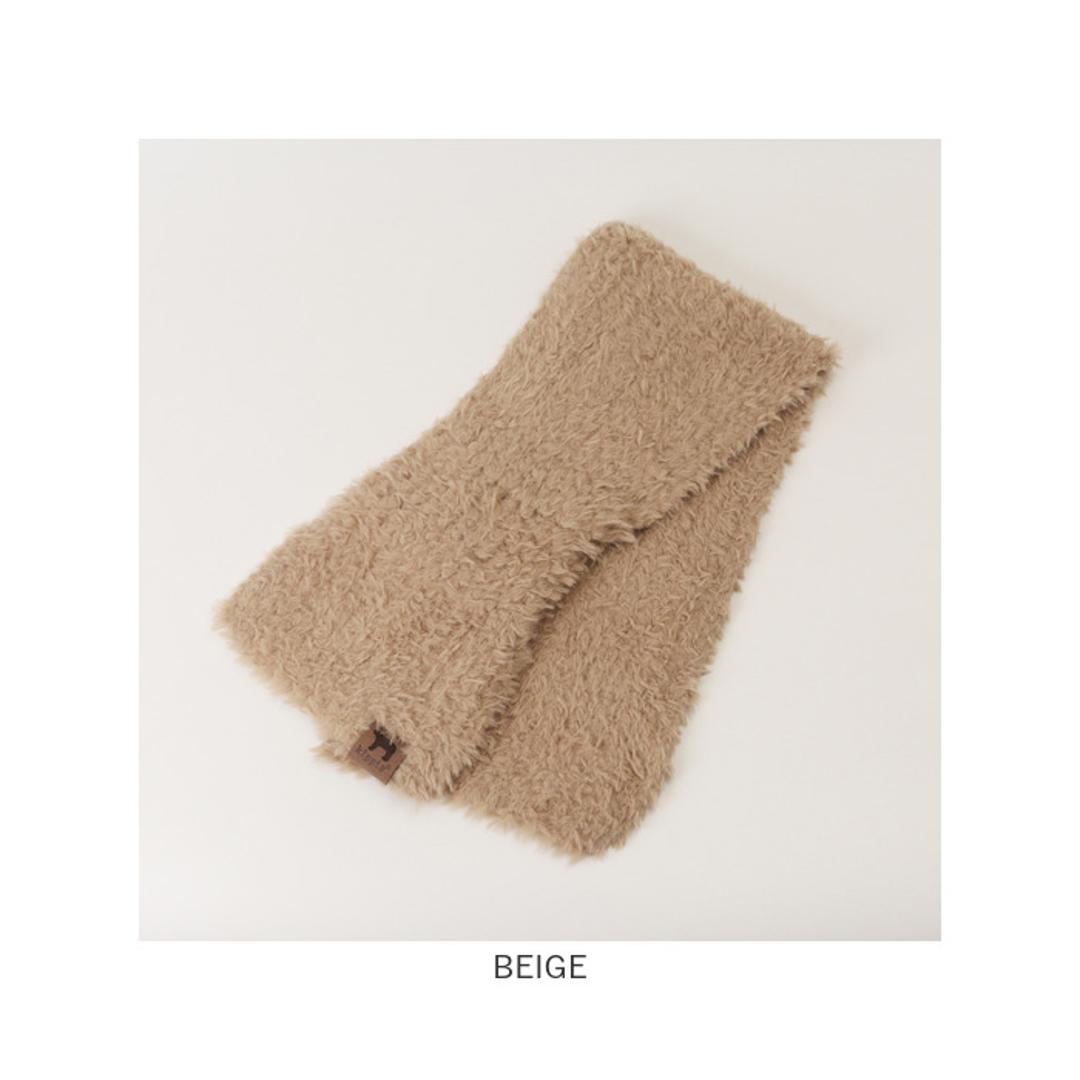 キッピス マフラー 251-TTKP886 通販 kippis ティペット えりまき 衿巻 襟巻き 首巻き 頚巻 フェイクファー レディース 小さめ おしゃれ 無地 シンプル ショート 防寒 秋冬 かわいい 通勤 通学 レディースマフラー OFFWHITE ・