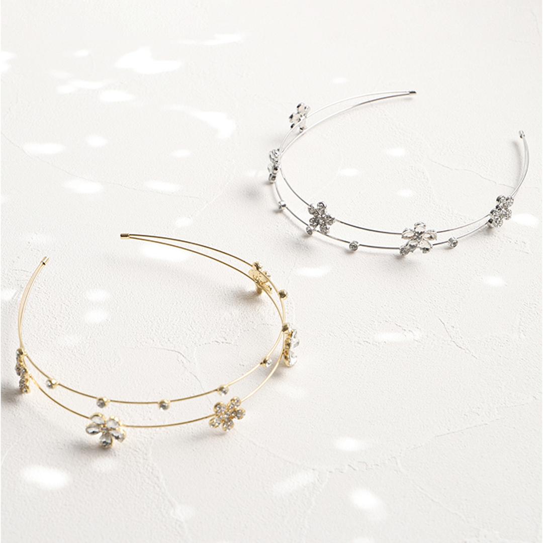 RORA カチューシャ 細め 通販 ローラ アメリア ヘッドドレス ヘアアクセサリー 髪飾り キッズ 子供 子ども こども 女の子 女子 花 お花 キラキラ フォーマル おしゃれ かわいい 入園式 卒園式 入学式 卒業式 発表会 結婚式 キッズファッション ゴールド ・