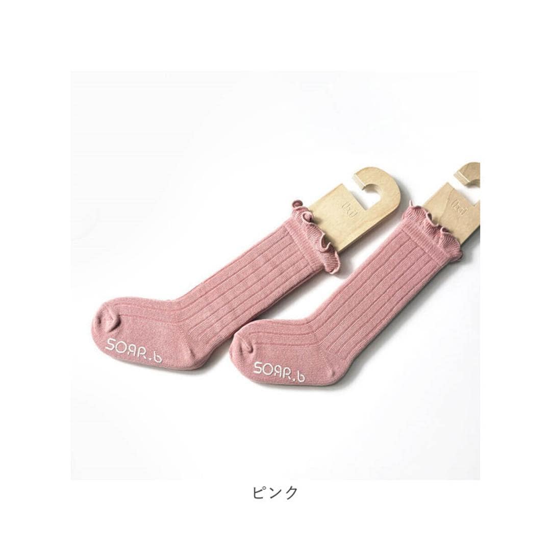 Rora 靴下 キッズ 女の子 ハイソックス 通販 長靴下 66012301 ソックス ロージーハイソックス カジュアル 入園式 卒園式 入学式 卒業式 オシャレ 可愛い おしゃれ かわいい レッグウェア ファッション小物 子ども服 子供服 キッズファッション チャコールグレー 16-18cm