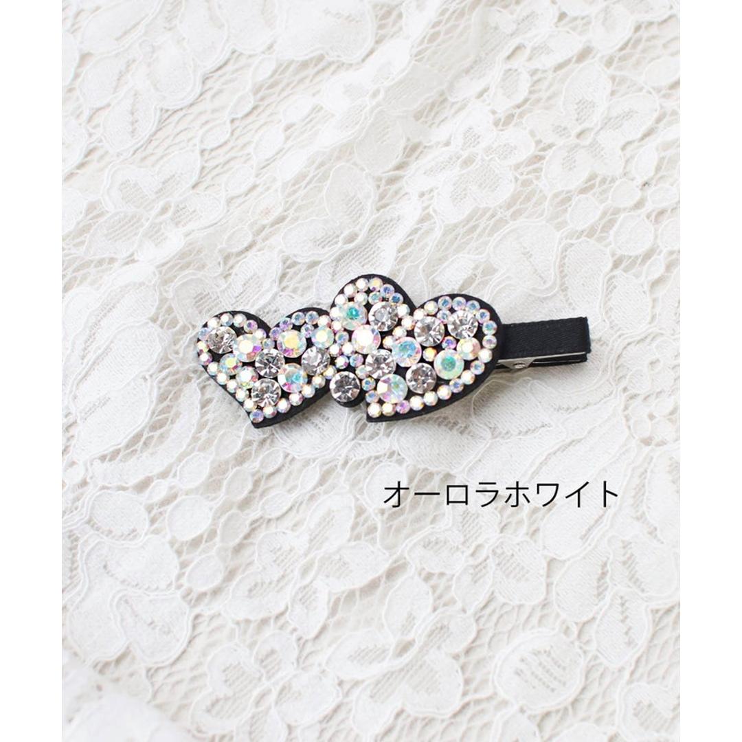 ヘアクリップ ハート 小さめ 通販 ヘア クリップ ヘアピン 髪飾り 髪留め キッズ 女の子 子供 子ども こども おしゃれ かわいい 可愛い ピアノ発表会 七五三 結婚式 パーティー カジュアル キラキラ ヘアアレンジ ヘアアクセサリー キッズファッション オーロラホワイト フリー