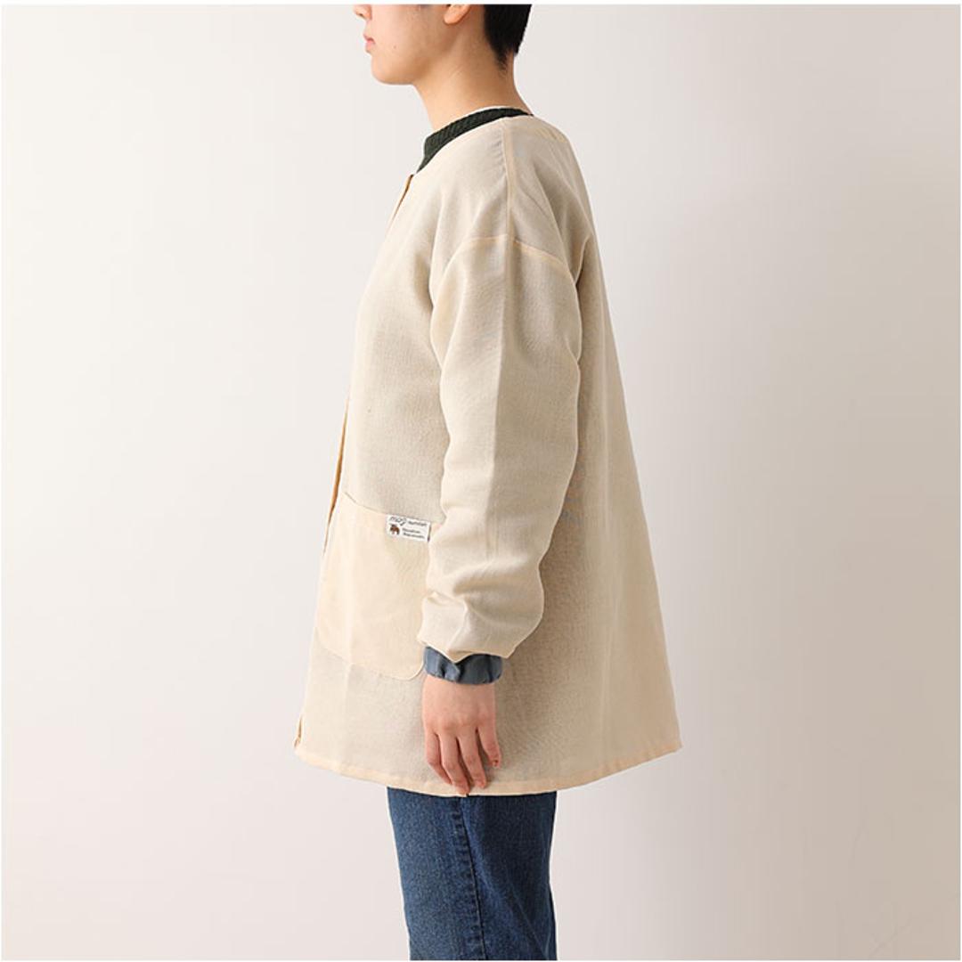 moz モズ 割烹着おしゃれ 通販 Kurbits エプロン 保育士 かっぽう着 割烹着 かっぽうぎ レディース 大人かわいい 無地 おしゃれ ナチュラル シンプル はっ水 撥水 雑貨 オシャレ キッチンファブリック 母の日 ギフト 北欧雑貨 ブランド 敬老の日 アイボリー ・