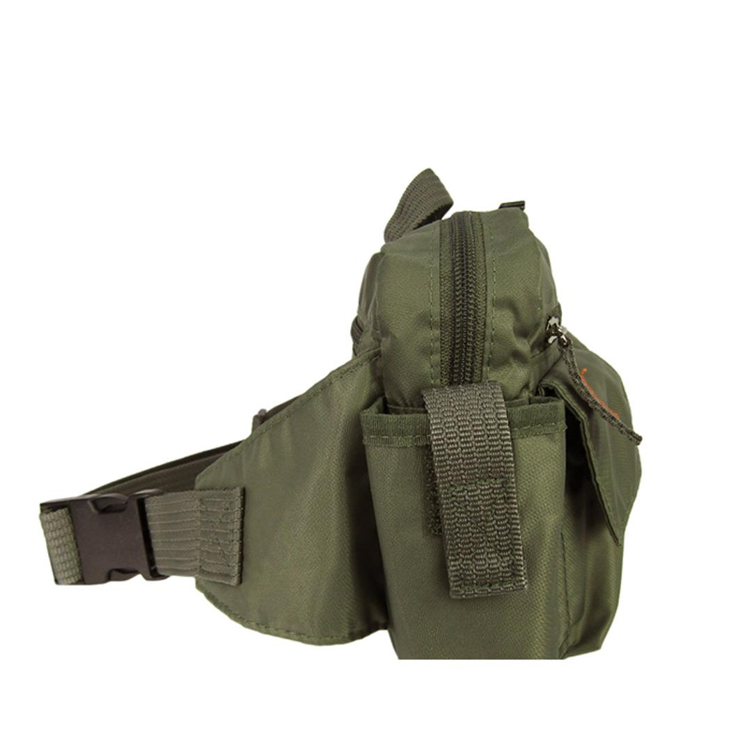 ウエストバッグ 大容量 通販 ウエストポーチ 仕事 ウェストポーチ ウェストバッグ バッグ バック 鞄 かばん カバン レディース メンズ 小物収納 ポケット A.O.T 3E81 エーオーティー 優美社 ナイロン 軽量 カジュアル シンプル おしゃれ カーキ ・