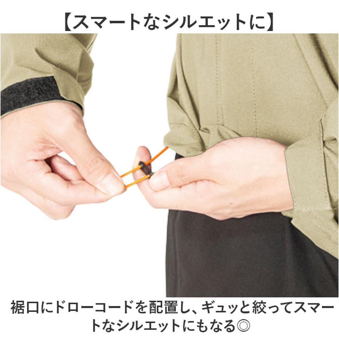 Makku マック レイン ジャケットAS-990 通販 レインジャケット 雨具 レインウェア レインウエア 雨合羽 合羽 カッパ スリーレイヤーシェル 雨対策 無地 シンプル メンズ レディース 男女兼用 ユニセックス アウトドア 釣り ベージュ Mサイズ