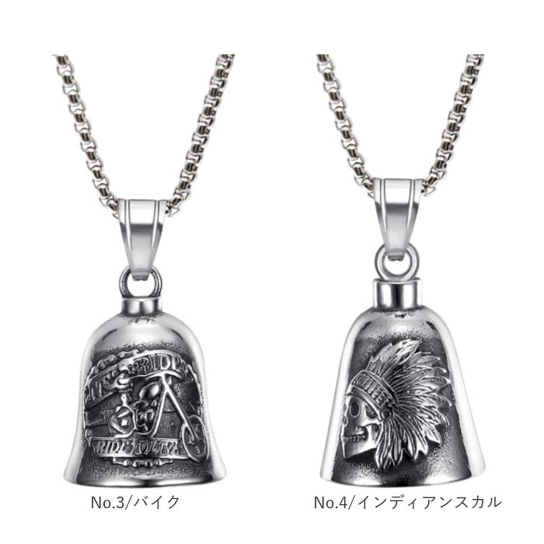 ネックレス ステンレス メンズ 通販 ロングネックレス メンズネックレス ペンダント ベルネックレス ステンレス製 バイカー ファッション アメカジ ラッキーベル ガーディアンベル アクセサリー カジュアル かっこいい 大人 お守り おしゃれ メンズアクセサリー No.1/クロス ・