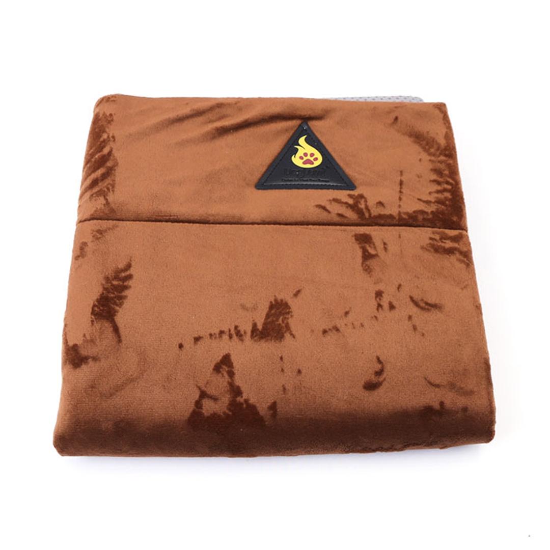 ペットマット 秋冬 通販 ベッド マット クッション 犬 犬用 いぬ Sサイズ 猫 ネコ ねこ 保温 寒さ対策 防寒 滑り止め ふわふわ 綿 シンプル 室内 屋外 車 ケージ ケアマット 漏れ防止 ペット用品 ペット用寝具 ブラウン 【即日発送】S