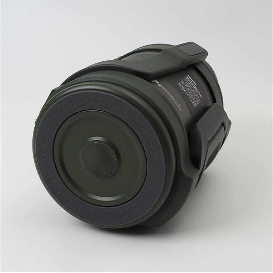 ピーコック 水筒 3リットル 通販 peacock ステンレスボトル 3L 大容量 ボトル 魔法瓶 コンテナボトル ジャグ マグ アイスジャグ マイボトル 保冷 保温 ハンドル付き 真空断熱 大きめ スポーツ 部活 大きい サイズ おしゃれ メンズ キャンプ カーキ ・