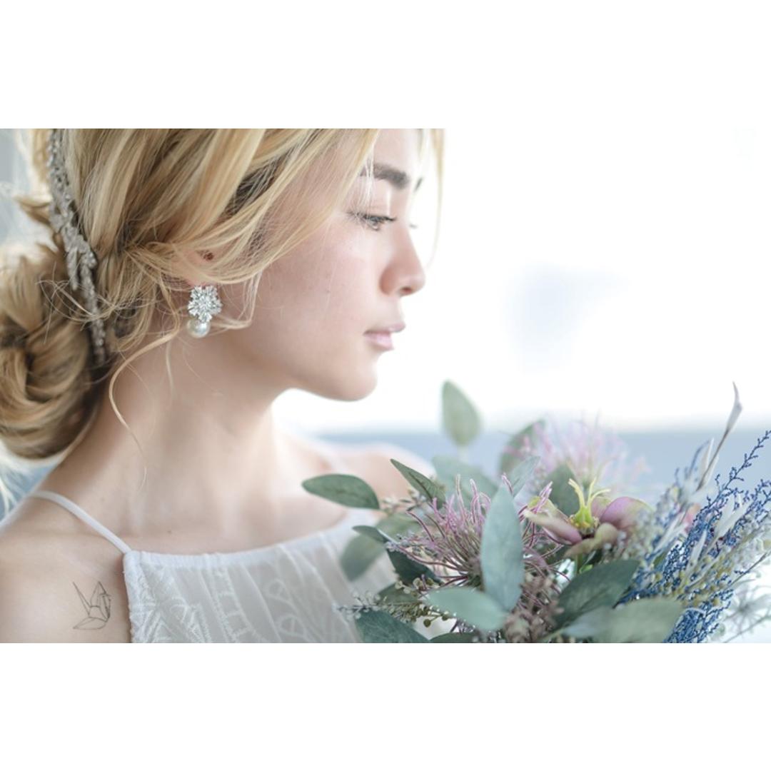 Just Married ピアス E-108 通販 スタッドピアス パール レディース キュービックジルコニア 大人 女性 花嫁 結婚式 プレゼント ギフト シンプル おしゃれ ブランド ジャストマリッド ブライダルアクセサリー レディースジュエリー シルバー ・