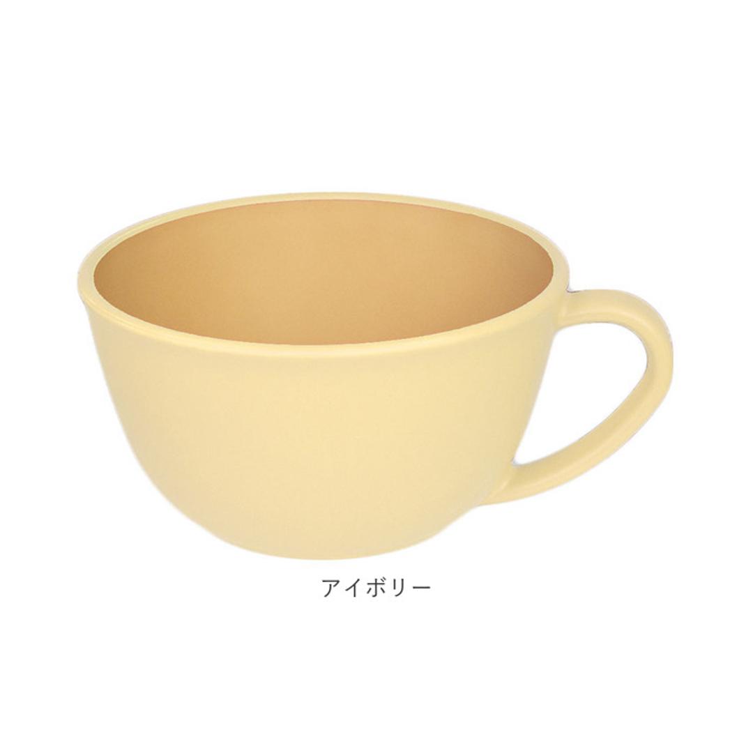 スープカップ おしゃれ 通販 スープボウル 取っ手 大きめ 420ml カップ ボウル 食洗機対応 電子レンジ対応 レンジ 日本製 抗菌 おしゃれ シンプル ナチュラル 割れない 軽量 軽い 食器 アウトドア earthcolor アースカラー earth color キッチン用品 レッド ・
