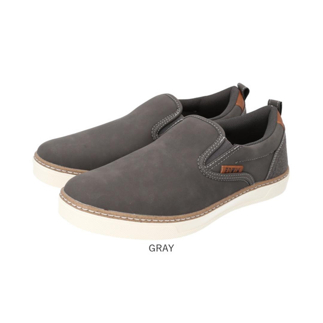 EDWIN スリッポン エドウィン EDW-7109 通販 靴 スニーカー 運動靴 ローカットスニーカー カジュアルシューズ 紐なしスニーカー メンズ ブランド おしゃれ ローカット シンプル 紐なし 普段履き 旅行 通勤 通学 仕事 きれいめ メンズ靴 BLACK 25cm