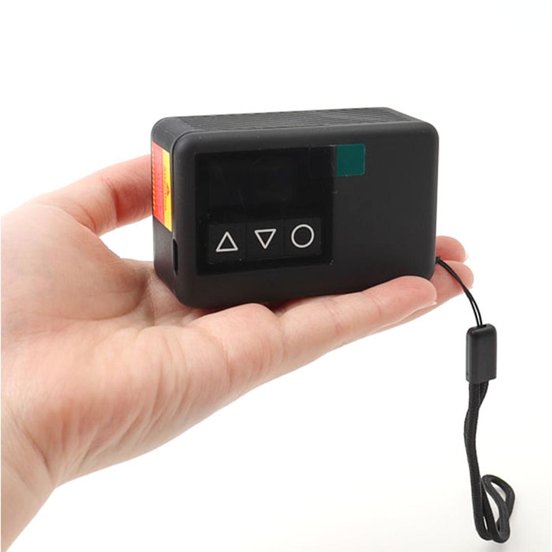 自転車用 携帯充電式電動超小型エアーポンプ ELXEED-BL01 重量108g 充電式