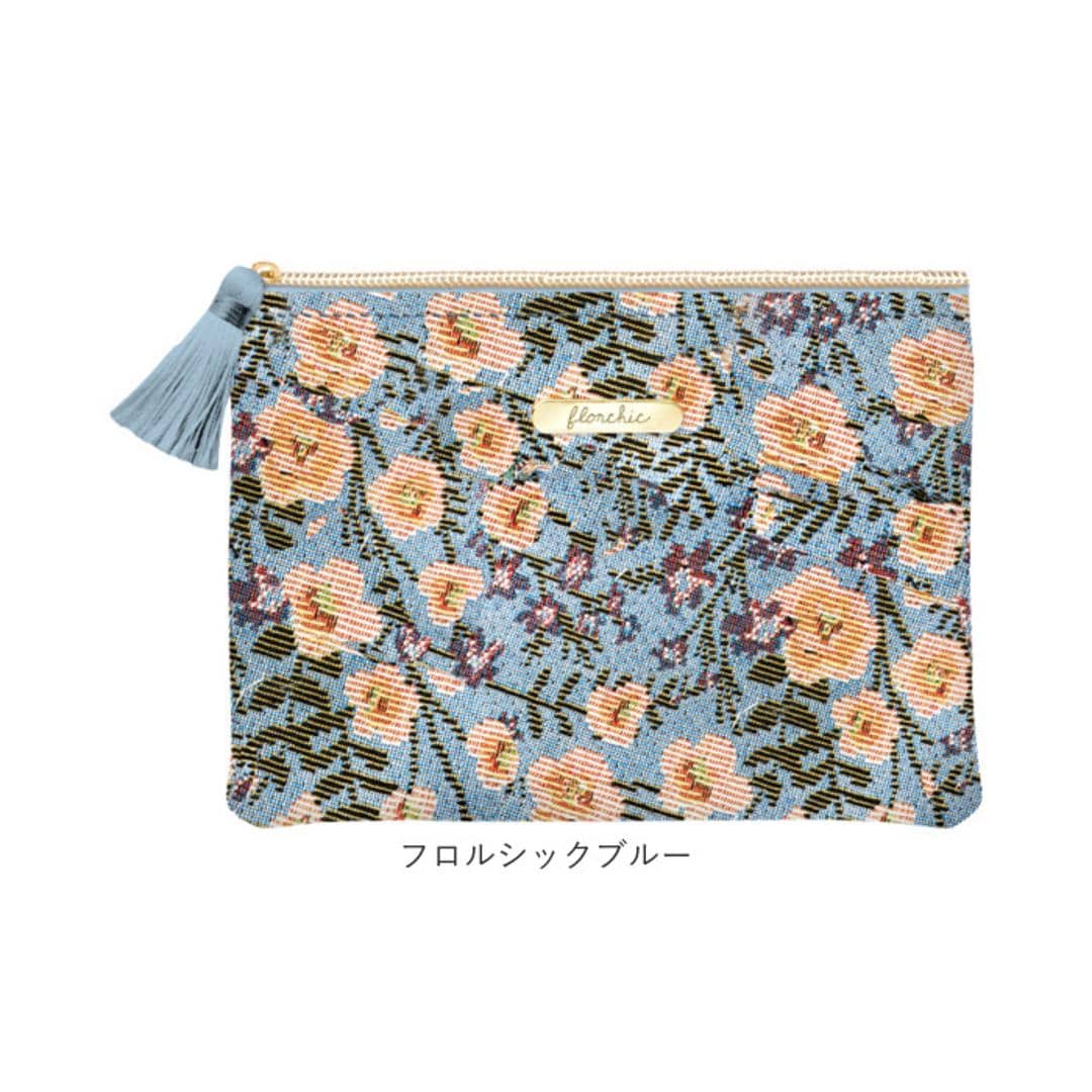 フラットポーチ かわいい 通販 小物入れ 化粧ポーチ メイクポーチ コスメポーチ トラベルポーチ ポーチ 持ち運び コンパクト 収納 整理 レディース 女性 カジュアル おしゃれ オシャレ 可愛い 小物収納 旅行 トラベル ギフト 贈り物 フロルシックベージュ ・