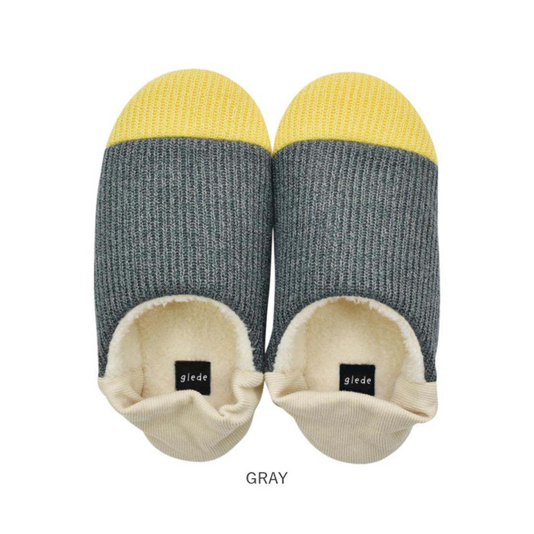 ルームシューズ レディース かわいい 通販 glede グレーデ スリッパ ニットルームシューズ 現代百貨 A711 フリーサイズ 約23.0-24.5cm 室内履き おしゃれ あったか 暖かい 冬 防寒 大人 女性 部屋履き 防寒対策 可愛い インテリア BEIGE ・