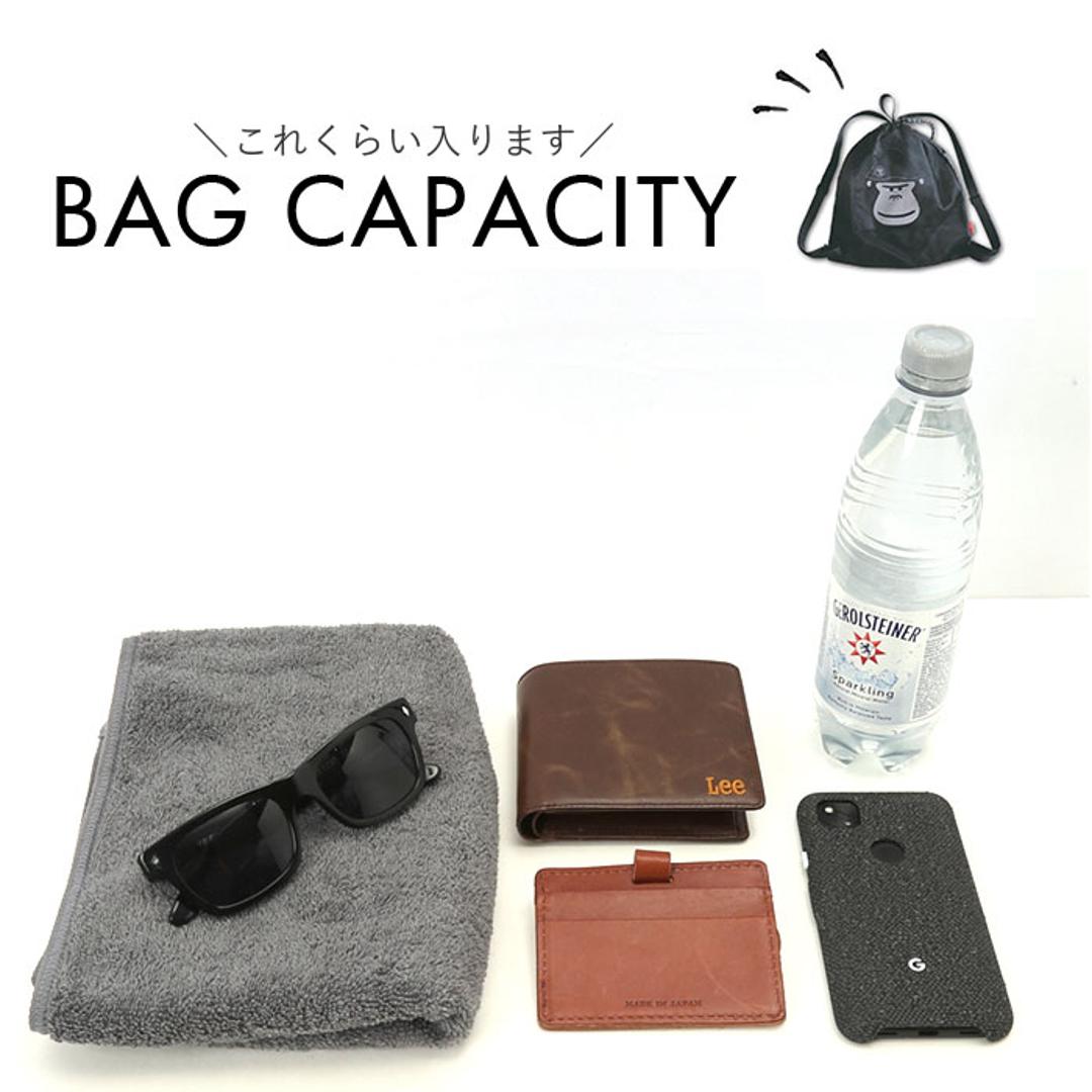 サウナグッズ ゴリラックス サウナバッグ 通販 GORELAX ごリラックス トトノイモード まもるさんナップサック ナップサック ジムサック リュックサック メッシュバッグ サウナ お風呂 銭湯 温泉 通気性 メンズ レディース サウナセット 男女兼用バッグ ブラック ・