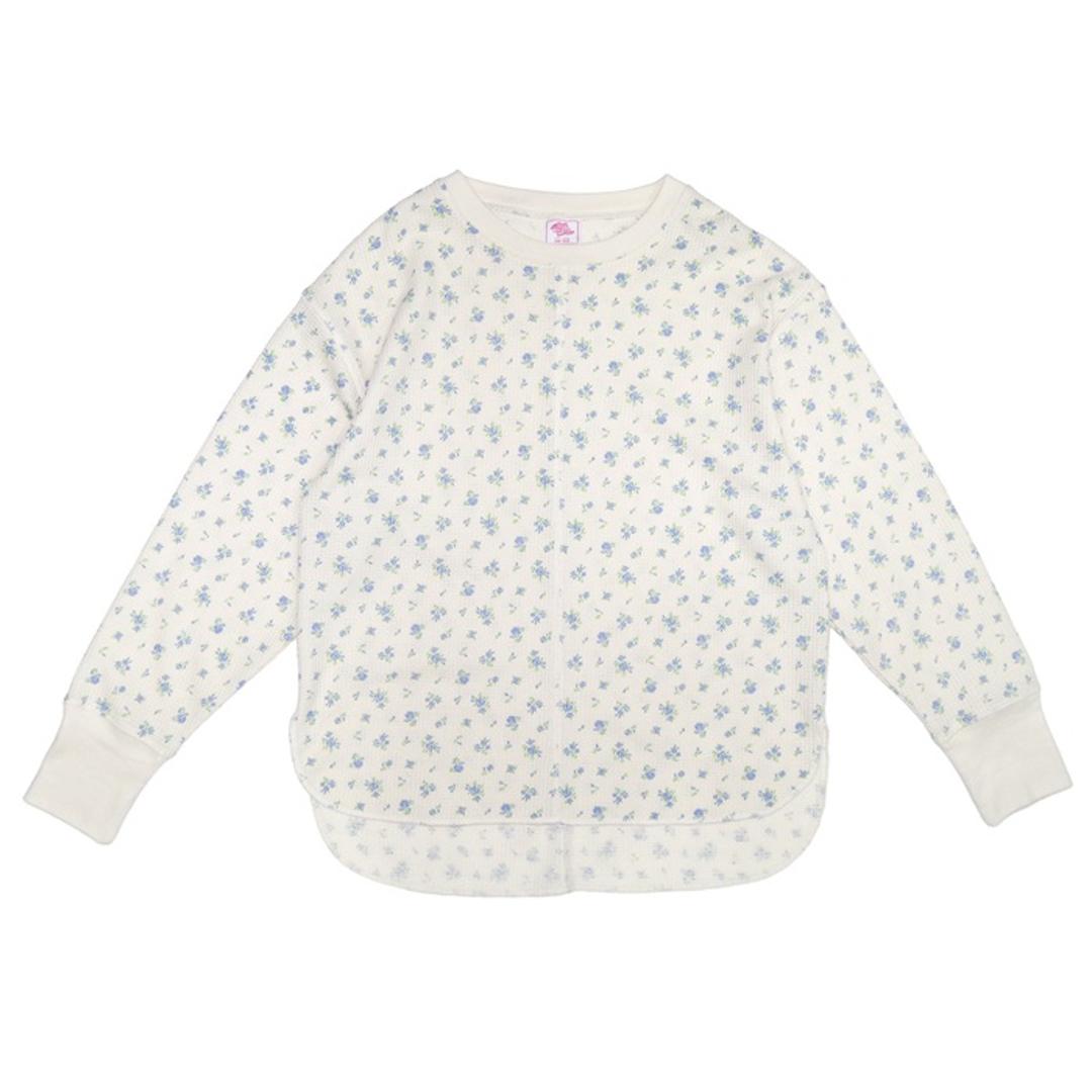 JEMORGAN サーマル レディース 通販 ジェーイーモーガン JD071-59S 切替ロンT ワッフル ロンT Tシャツ 長袖Tシャツ カットソー 長袖 トップス ワッフル生地 パック入り おしゃれ シンプル レディースファッション ピンク ・