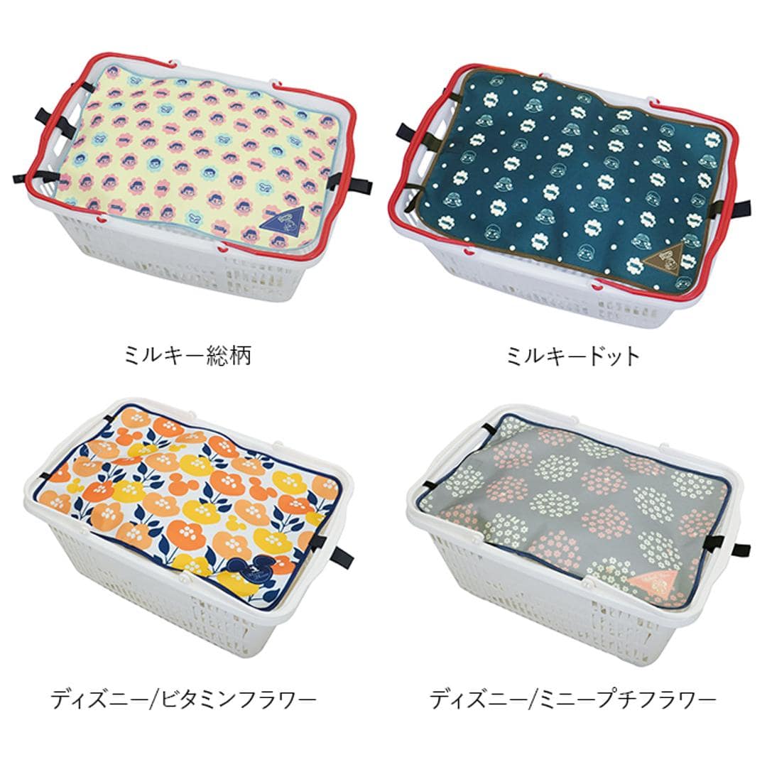 レジカゴ カバー 通販 レジかごカバー キャラクター グッズ ムーミン リトルミイ マイバスケット おしゃれ はっ水 買い物かご ふた マイバッグ 軽量 かご バスケット 北欧 雑貨 mn018.ブルーム ・