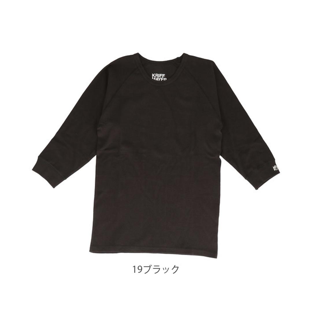 クリフメイヤー tシャツ 通販 メンズ ヘビーリップル 7分袖Tシャツ 9分丈 シャツ ラグランスリーブ おしゃれ ブランド ワンポイント  オフホワイト グレー ブラック レッド ネイビー 無地 Sサイズ Mサイズ Lサイズ XLサイズ 大きいサイズ カジュアル シンプル トップス(７  ...