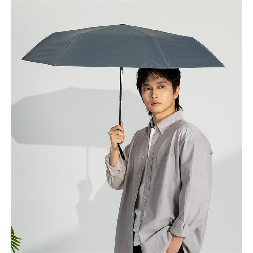 KIZAWA 折りたたみ傘 自動開閉 通販 キザワ 折り畳み傘 晴れ雨兼用 晴雨兼用 傘 かさ カサ 雨傘 日傘 コンパクト 折り畳み 折りたたみ 遮光 日除け 日よけ 日差し 大人 軽量 アウトドア メンズ レディース カジュアル 無地 旅行 通勤 通学 シルバー ・