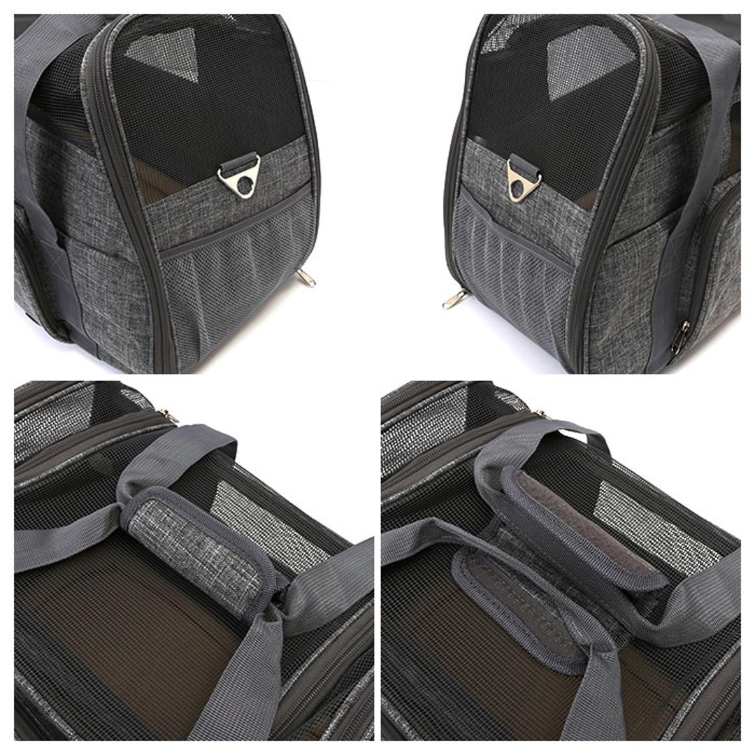 ペットキャリー 折りたたみバッグ 通販 ボストンバッグ 犬 猫 キャリーバック ペットキャリーバッグ 折り畳み おしゃれ 顔出し 小型犬 おしゃれ 旅行 通院 おでかけ 猫用 ネコ 犬用 いぬ ペット グッズ ペット用品 ブラック ・