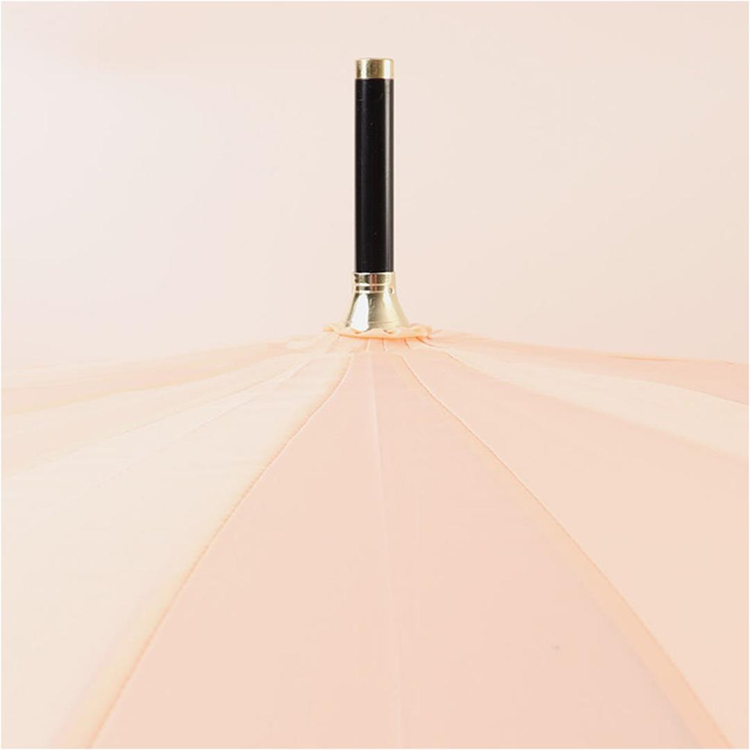 傘 16本骨 レディース おしゃれ 通販 長傘 雨傘 60cm 60センチ 手開き 手動 かさ カサ 無地 シンプル 軽量 軽い 撥水 大きめ 通勤 通学 ビジネス かわいい オシャレ 可愛い 雨具 レイングッズ 大人 女性用 レディース雨傘 オレンジ ・