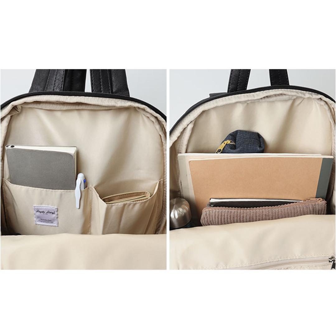 リュック レディース Legato Largo 通販 リュックサック A4 バッグ おしゃれ ビジネス 仕事 洗える 大容量 きれいめ バック 無地 シンプル レガートラルゴ レディースリュック マザーズバッグ かばん 通勤 通学 大人 軽い 軽量 カジュアル BGY.ブルーグレー ・