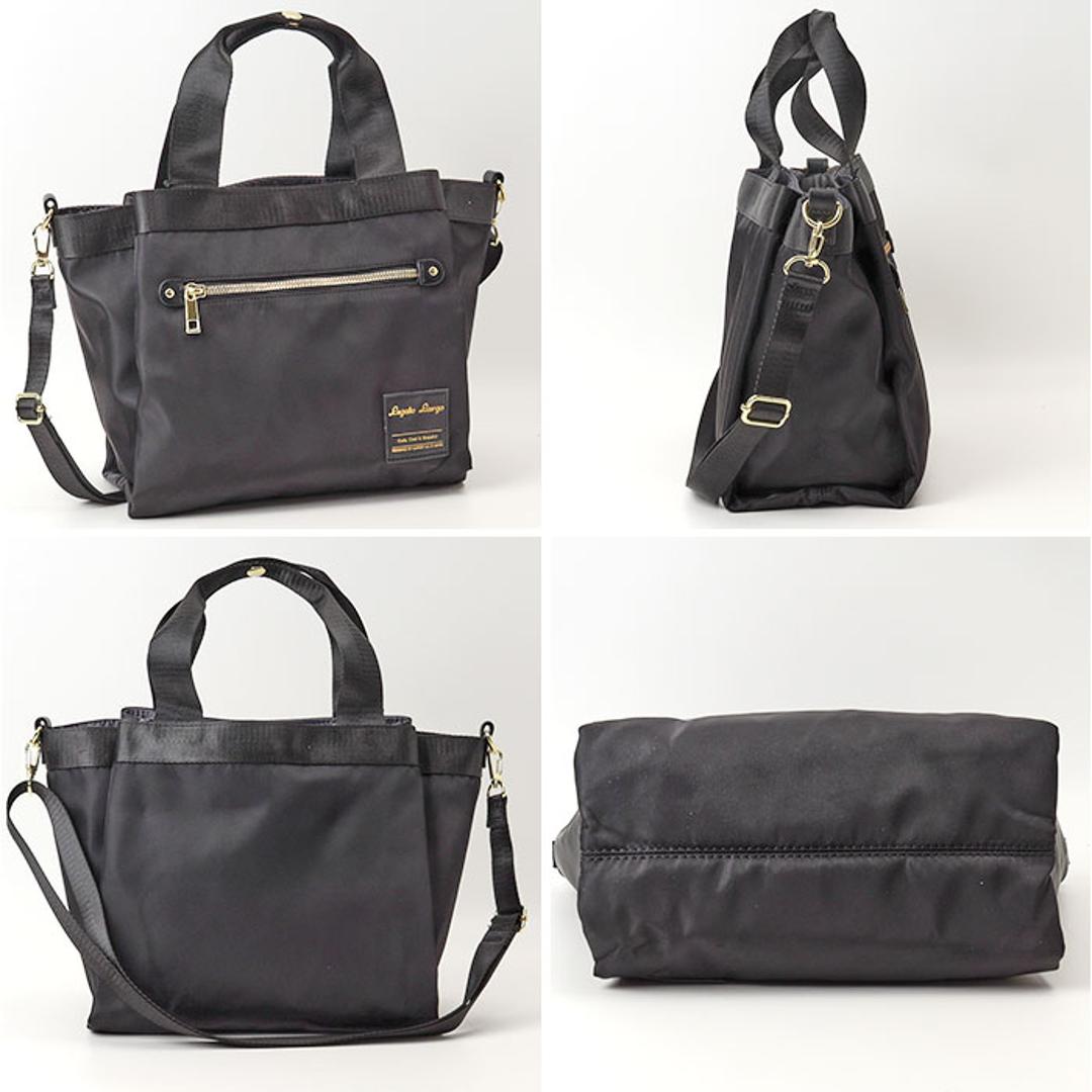 Legato Largo レガートラルゴ ショルダー 通販 ショルダーバッグ ショルダーバック ななめかけ 斜めかけ 肩掛け トートバッグ トートバック トート 手提げ バッグ ポケット たくさん 2WAY 大人 通勤 通学 鞄 かばん カバン BK.ブラック ・