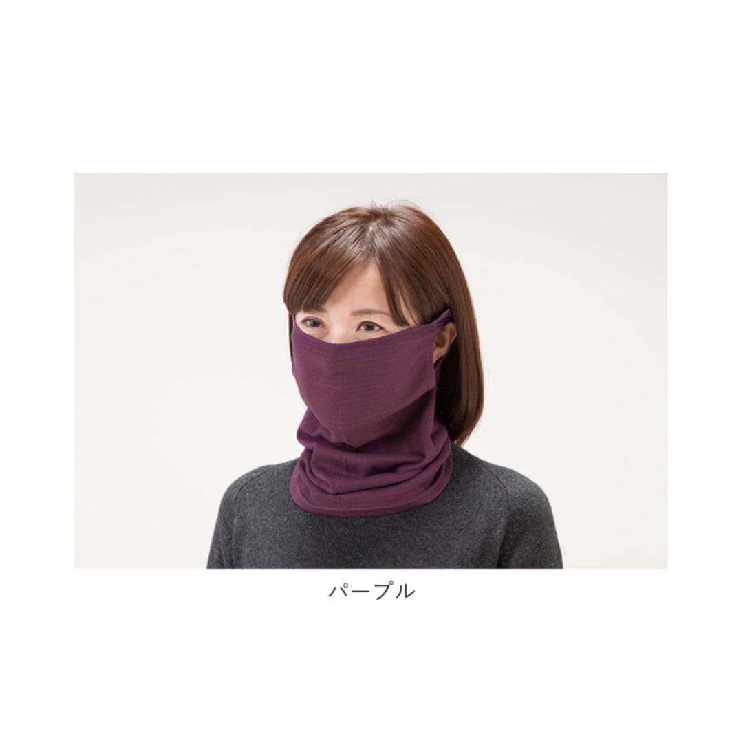 ネックウォーマー レディースシルク 通販 綿 シルク マスク ガーゼ 洗える おしゃれ あったか グッズ 秋冬 首元 温める 保温 暖かい コットン 乾燥 冷え ブラック ・