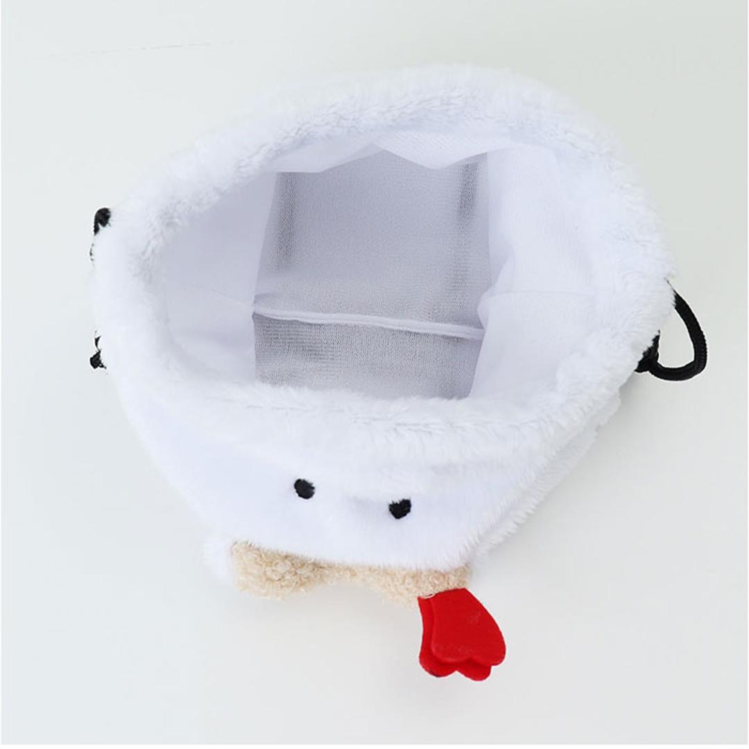 巾着ポーチ かわいい 通販 巾着 ポーチ 巾着袋 小物入れ 化粧ポーチ 持ち歩き コスメーポーチ マルチケース コンパクト 可愛い ぬいぐるみ マスコット 小物収納 整理整頓 旅行 子供 こども 女性 マチ付き ぎゅっとおにぎりさん ギフト 贈り物 天むす ・