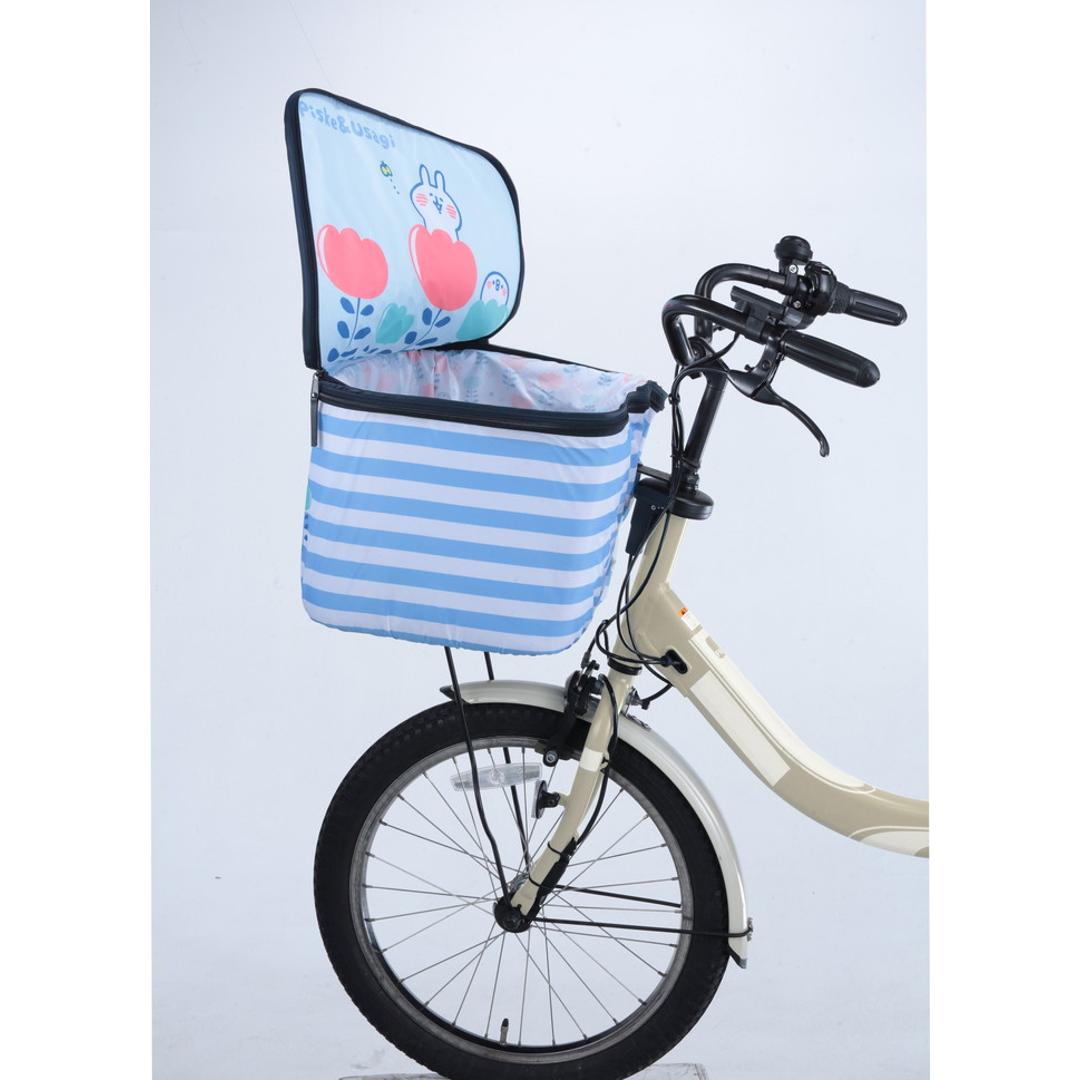 自転車 カゴカバー おしゃれ 通販 かごカバー 自転車カゴカバー 自転車かごカバー 前カゴカバー バスケットカバー かご カゴ カバー 2段式 かわいい オリンパス カナヘイ ピスケとうさぎ サイクリング 自転車用アクセサリー スポーツ 花畑 ・
