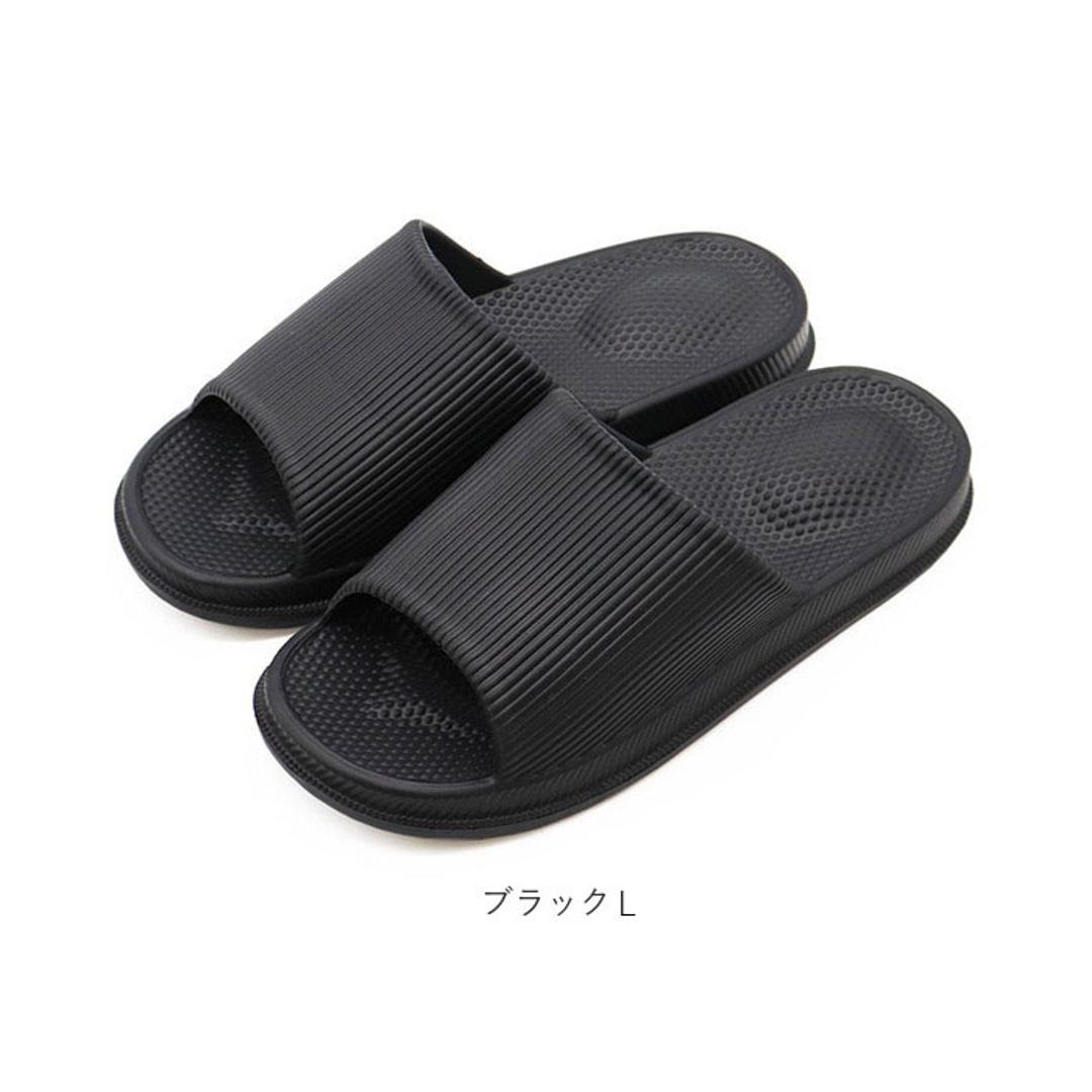 オクムラ スリッパ 通販 サンダル シャワーサンダル バススリッパ ビーチサンダル ベランダサンダル バスサンダル スライドサンダル 水に濡れても滑りにくい 滑りにくい プール ベランダ 旅行 洗える 丸洗い 靴 メンズ靴 ブルー Lサイズ
