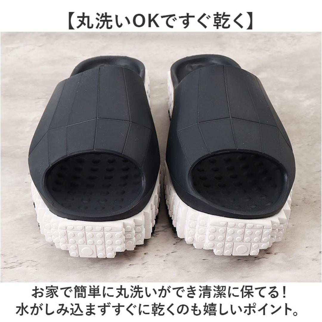 ccilu チル サンダル 厚底 通販 室内履き 外履き メンズサンダル レディースサンダル 厚底サンダル 軽い 軽量 疲れにくい 衝撃吸収 防滑 メンズ レディース 男女兼用 春 夏 PANTOO FOREST XP ユニセックス BLACK/Z-WHT 23cm