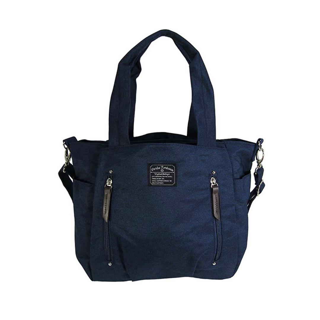 トートバッグ レディース 軽量 通販 ショルダーバッグ トート ショルダーベルト 肩掛け 肩かけ バッグ バック 鞄 かばん カバン 2way メンズ Porta Fortuna 4509 優美社 小物収納 ポケット 旅行 シンプル かわいい おしゃれ レッド ・