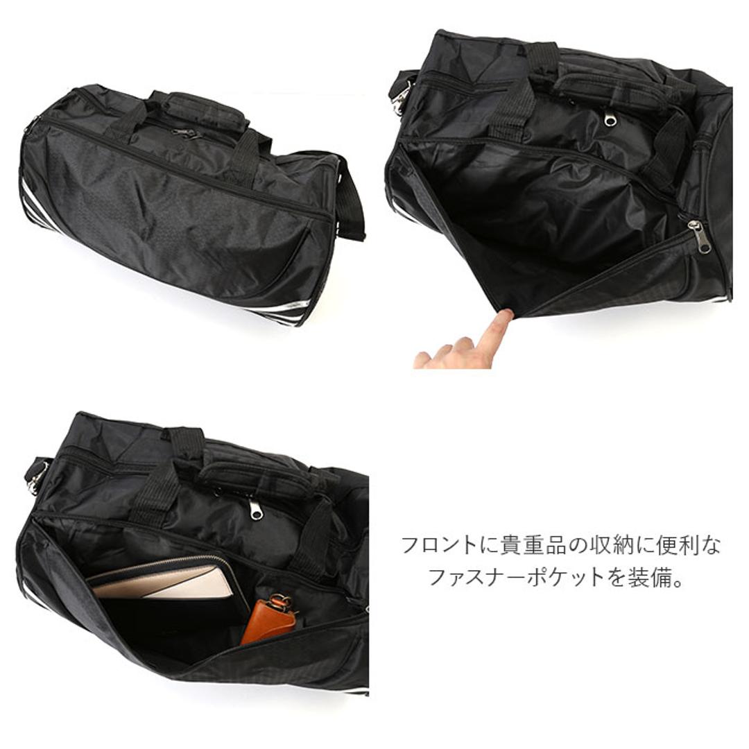 スポーツバッグ メンズ ダッフルバッグ 通販 ドラムバッグ ボストンバッグ 旅行 修学旅行 軽量 軽い 大容量 ポケット 部活 合宿 ヨガバッグ ジム ヨガ シンプル フィットネス 旅行バッグ 旅行カバン 旅行鞄 旅行かばん 1泊 2泊3日 レディース 男女兼用 ユニセックス ブラック×ゴールドライン ・