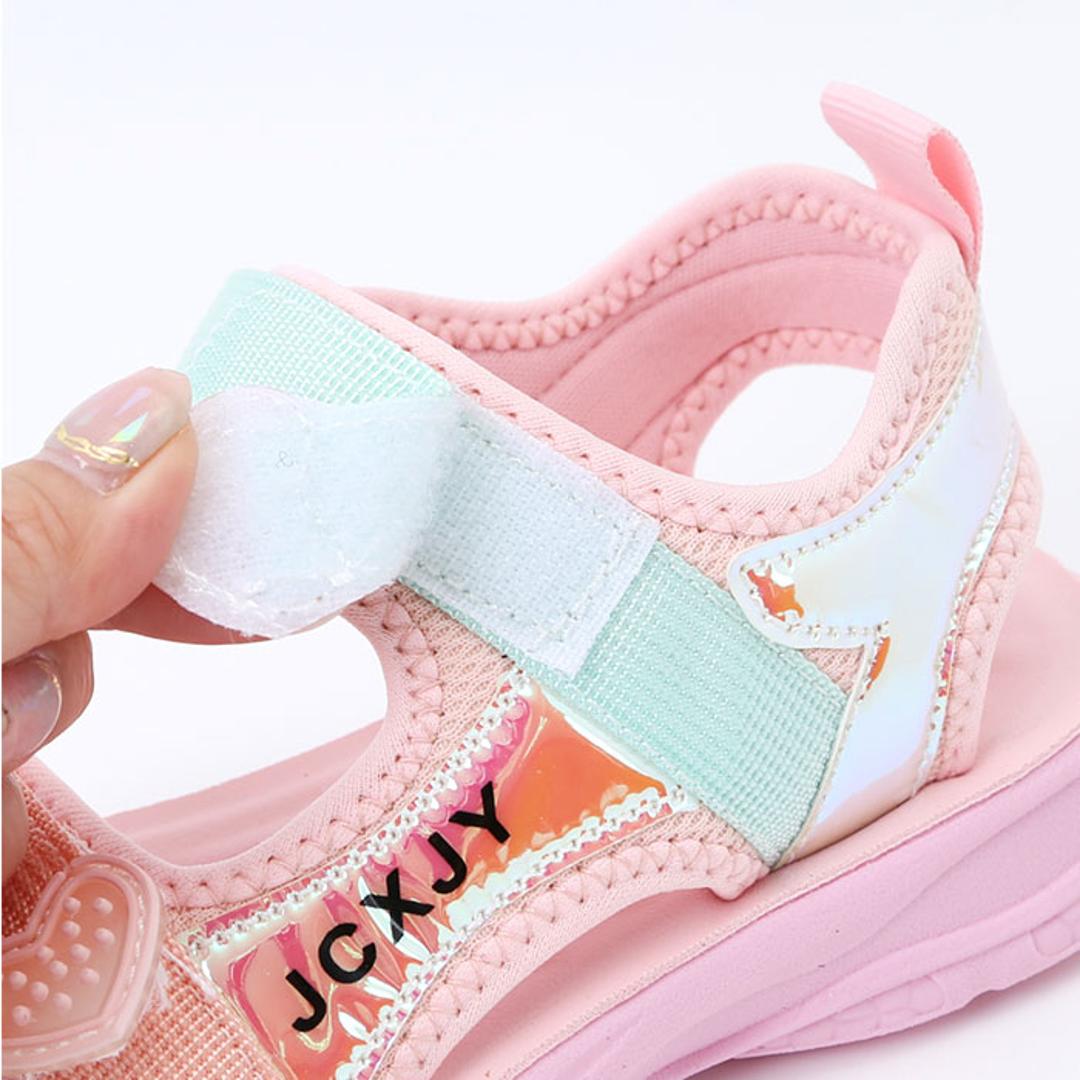 キッズ サンダル 通販 スポーツサンダル ビーチサンダル 子ども靴 前あき アクアシューズ 子供靴 ウォーターシューズ 女の子 こども用 かわいい 可愛い 軽い 歩きやすい 脱ぎ履き簡単 おしゃれ 旅行 アウトドア 通園 通学 ギフト Aタイプ 【即日発送】28(19cm)