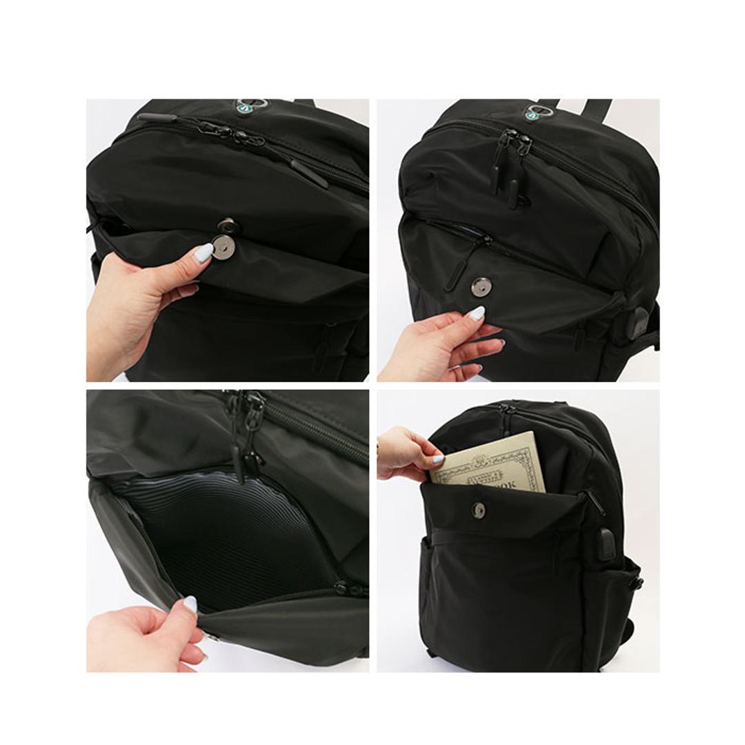 リュックサック メンズ 通販 リュック デイパック バックパック 大容量 ビジネス 通勤 男子 高校生 中学生 はっ水 PCバッグ カジュアル おしゃれ シンプル usb 旅行 トラベル ナイロン かっこいい カッコイイ メンズバッグ グレー ・