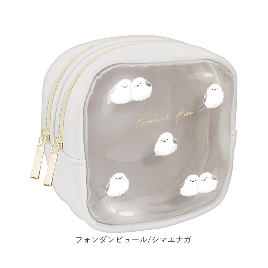 クーリア ポーチ ミニポーチ 通販 化粧ポーチ コスメポーチ ダブルファスナー メイクポーチ ミニサイズ 小物入れ 小さめ レディース 女性 女の子 コンパクト リップ 化粧品 可愛い かわいい おしゃれ オシャレ 持ち運び 旅行 ギフト 贈り物 イヤホン フォンダンピュール/チワワ ・