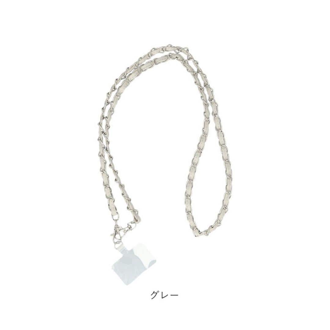 スマホストラップ ショルダー 通販 スマホショルダー スマホ ストラップ チェーンストラップ のみ スマートフォンストラップ ショルダーストラップ チェーン レディース 大人 かわいい おしゃれ 斜めがけ 400277 スマートフォンアクセサリー ブラック ・