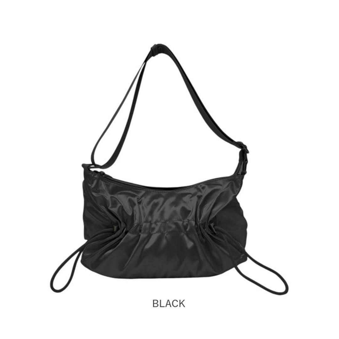 ルートート ショルダーバッグ ROOTOTE 3635 通販 ショルダーバック 斜めがけバッグ 三日月型ショルダーバッグ 肩掛けバッグ 軽量 軽い おしゃれ 上品 きれいめ シンプル 大人 かわいい 旅行 オシャレ 可愛い DELI デリ レディース SILVER ・