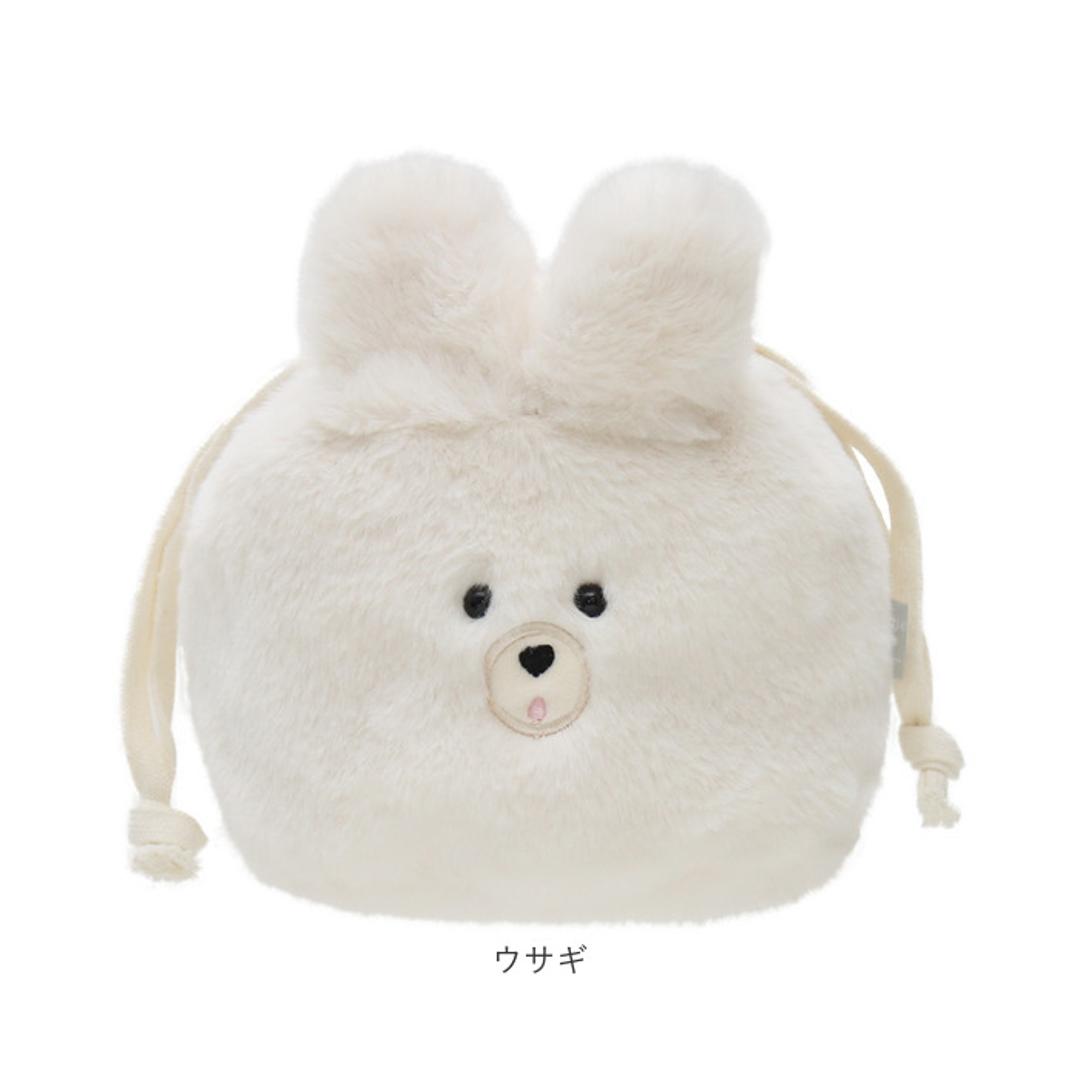 アニマル 巾着 ポーチ 通販 小物入れ 巾着袋 メイクポーチ 化粧ポーチ 袋 フェイスポーチ アニマルポーチ 巾着ポーチ きんちゃく メイク道具 かわいい 女の子 高校生 収納 ケース 雑貨 グッズ 動物 子ども キッズ 子供 きんちゃくポーチ クマ ・