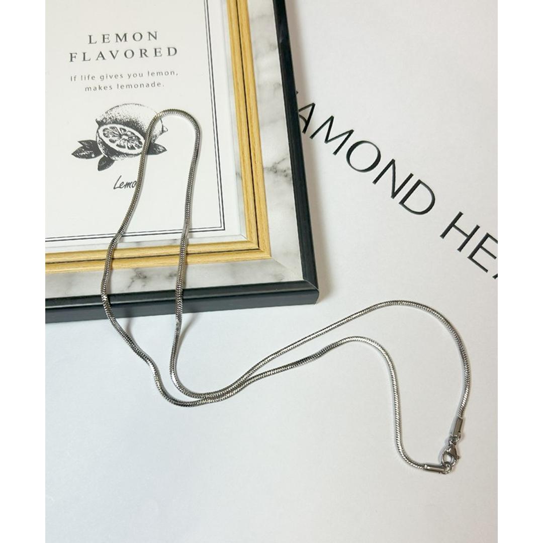 ネックレス スネークチェーン 通販 ダイヤモンドハーツ nec-1350 Diamond Hearts アクセサリー スネークネックレス レディース メンズ 誕生日 彼女 女性 おしゃれ かわいい ギフト プレゼント カジュアル プチプラ 10代 20代 30代 シルバー 50cm