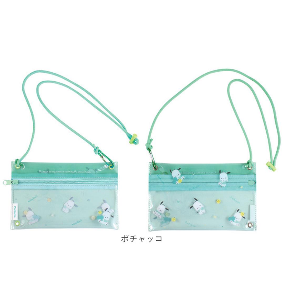 ポーチ キャラクター 通販 小物入れ クリアポーチ ショルダー付き キャラクターグッズ メイクポーチ コスメポーチ 化粧ポーチ マルチポーチ 透明 透けてる 小物収納 小物整理 リップクリーム かわいい 可愛い 小学生 中学生 大人 学生 子供 子ども こども クロミ ・