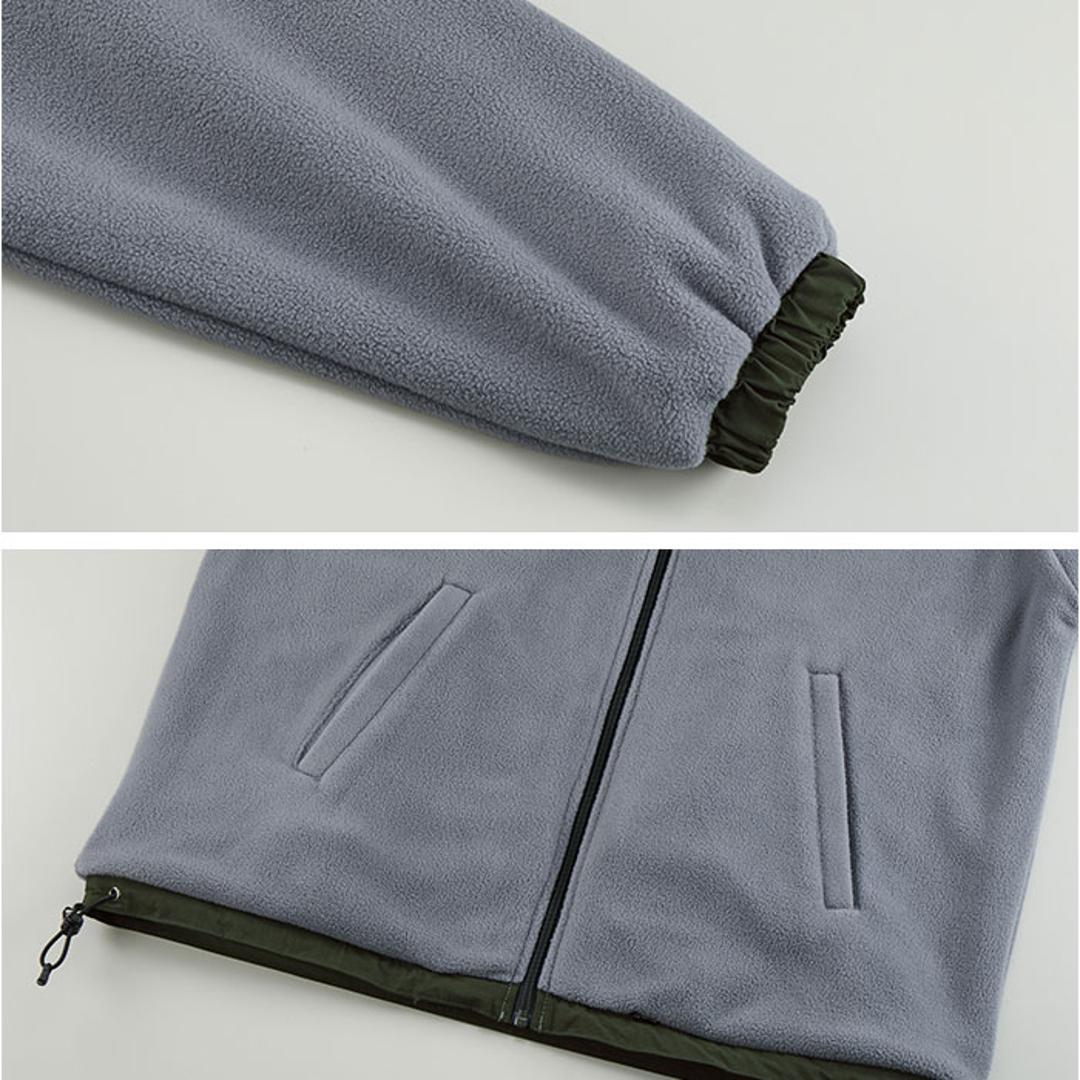 united athle ユナイテッドアスレ ジャケット 7493-01 通販 上着 カジュアル アウター 羽織り 羽織 リバーシブル リバーシブルアウター スタンドジャケット ナイロン フリース シンプル 無地 ゆったり メンズ レディース 男女兼用 ブラック/ブラック Mサイズ