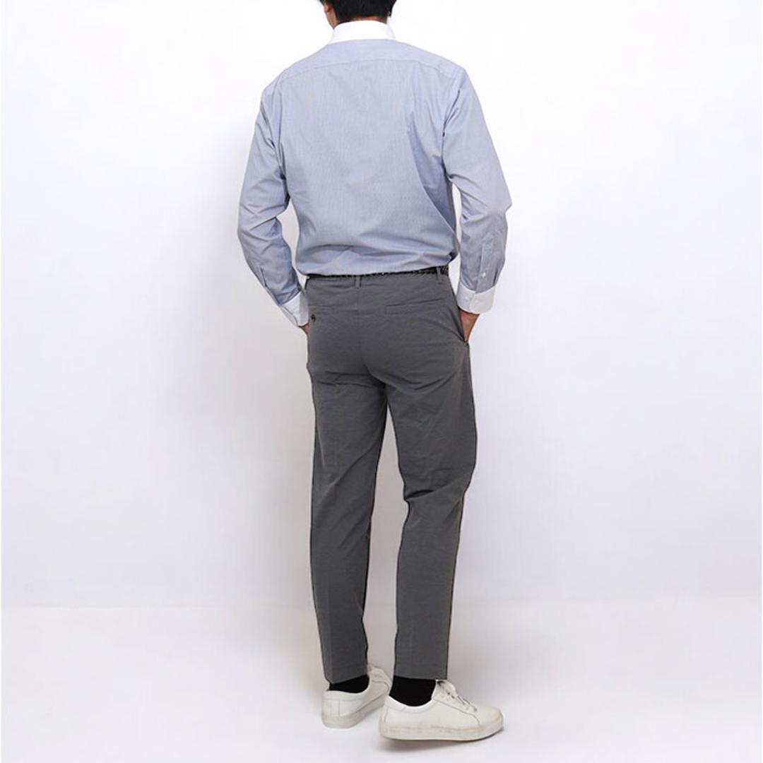 URBAN SQUARE イージーパンツ 通販 スラックス メンズ パンツ トラウザーパンツ ビジカジ オフィスカジュアル 吸汗速乾 接触冷感 アーバンスクエア 34331 軽い 軽量 ビジネス オフィス イージーケア 仕事着 ボトムス 男性 紳士 GREY Mサイズ