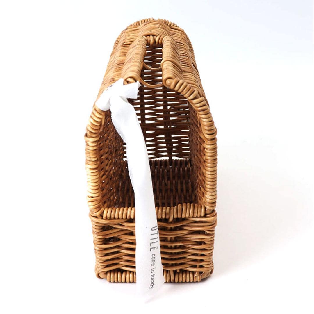 UTILE カーペットクリーナースタンド 通販 カーペットクリーナー スタンド ハンディクリーナー ホルダー 掃除道具 整理 収納 おしゃれ ナチュラル ユティルナイール 洗えるバスケット PPラタン Creer クレエ 掃除用品 日用品雑貨 インテリア ナイール ・