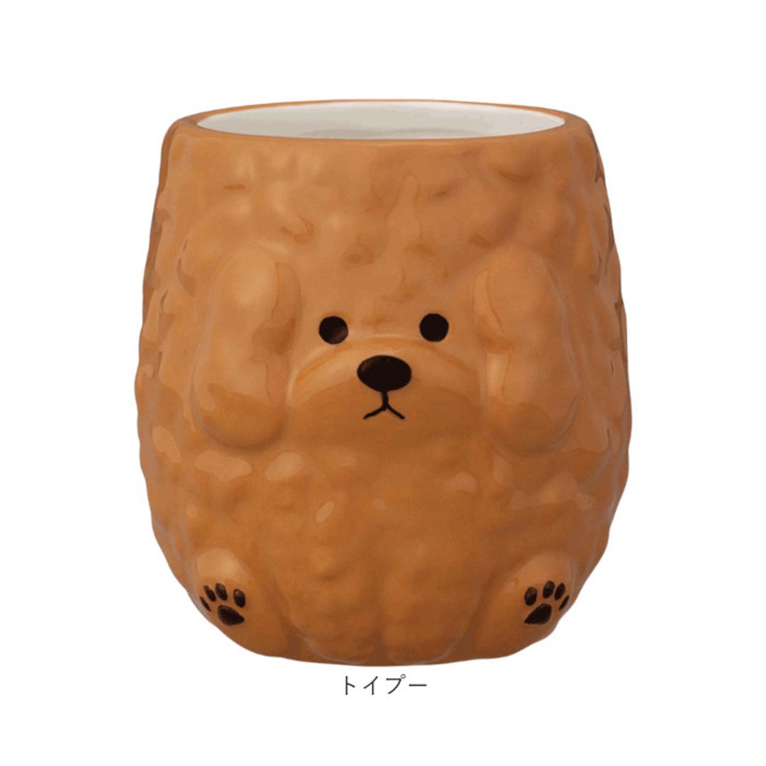 犬 マグカップ 大きい 通販 wankoron わんわんマグ 食器 陶器 コップ マグ カップ デコレ DECOLE コーヒーカップ 犬柄 犬好き ギフト 贈り物 おしゃれ かわいい 可愛い キッチン雑貨 テーブルウエア 日用品 シバ ・