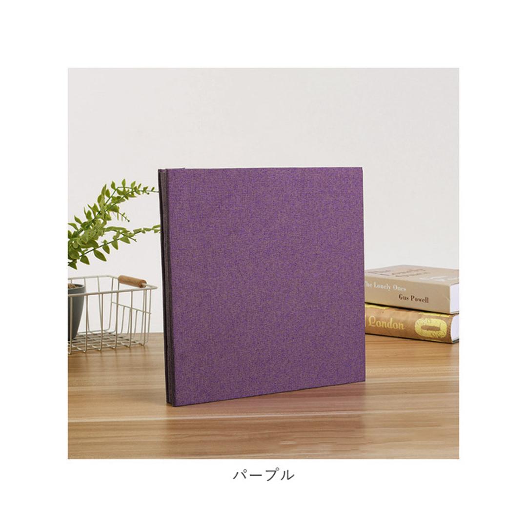 フォトアルバム 粘着 通販 アルバム 写真 L判 フリー台紙 大容量 貼る 手作り 整理 収納 日用品雑貨 文房具 おしゃれ シンプル 子供 赤ちゃん 結婚式 記念日 レッド ・