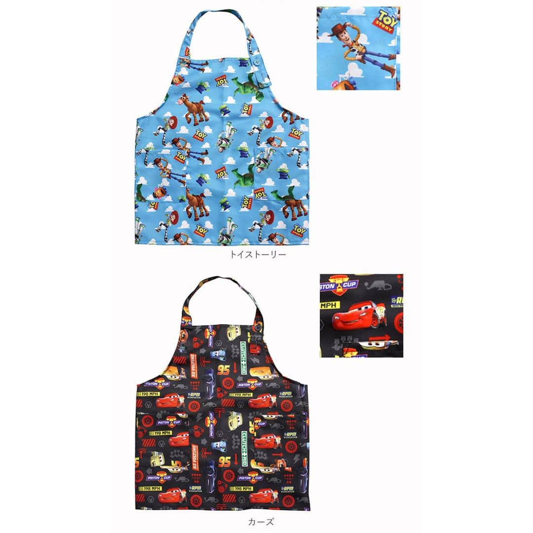 エプロン 子供用 おしゃれ 通販 キッズ かわいい プリンセス アナ雪 アリエル ミニーマウス ディズニー トイストーリー カーズ 子供用エプロン 子どもエプロン 男の子 女の子 100cm 110cm 幼稚園 保育園 キッズ用エ プリンセス ・