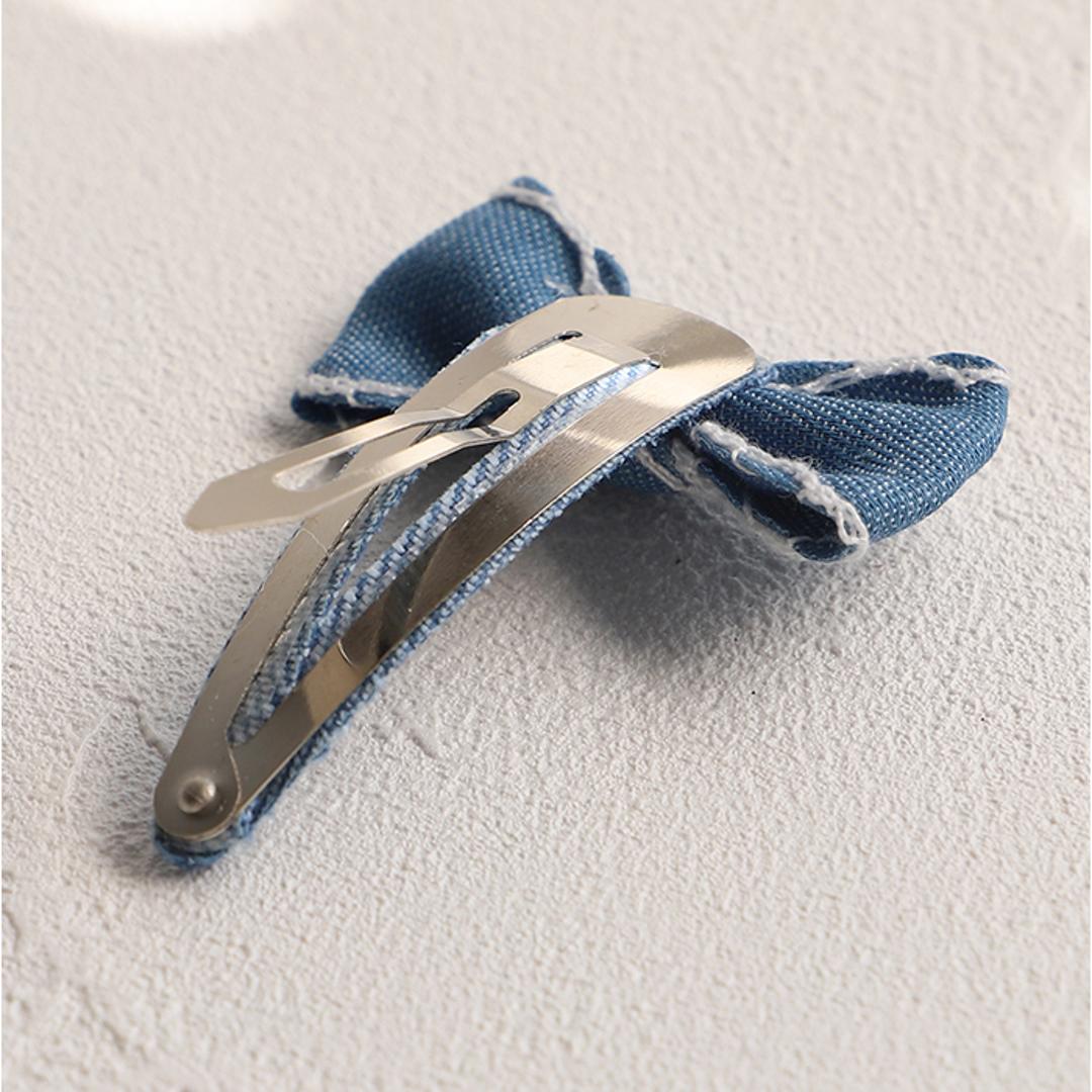 RORA ヘアクリップ 通販 ローラ ジャスミン パッチンピン パッチンどめ パッチン留め ヘアアクセサリー 髪飾り キッズ 子供 子ども こども リボン カジュアル かわいい おしゃれ 女の子 女子 入園式 卒園式 入学式 卒業式 キッズファッション ブルー ・